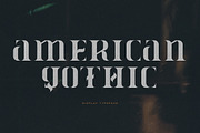 American Gothic, a Font by Chad Palmer Designs (Thumbnail 1 of 4)