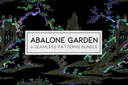 Abalone Garden | 6 Seamless Patterns, a Pattern Graphic by PATTERNBASE (Thumbnail 1 of 8)