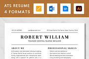 Trainee Dental Nurse Resume Template, a Resume Template by ResumeInventor (Thumbnail 1 of 9)