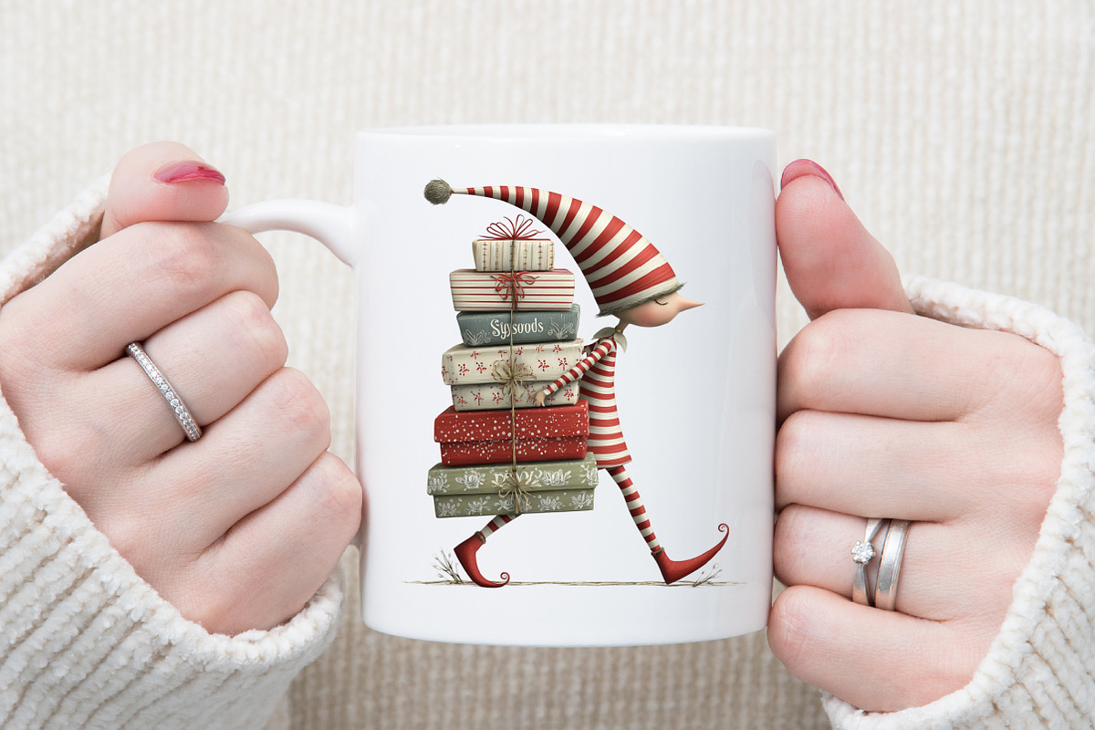 Whimsical Christmas Clipart Bundle, an Illustration by Sublimation Artist (Photo 5 of 6)