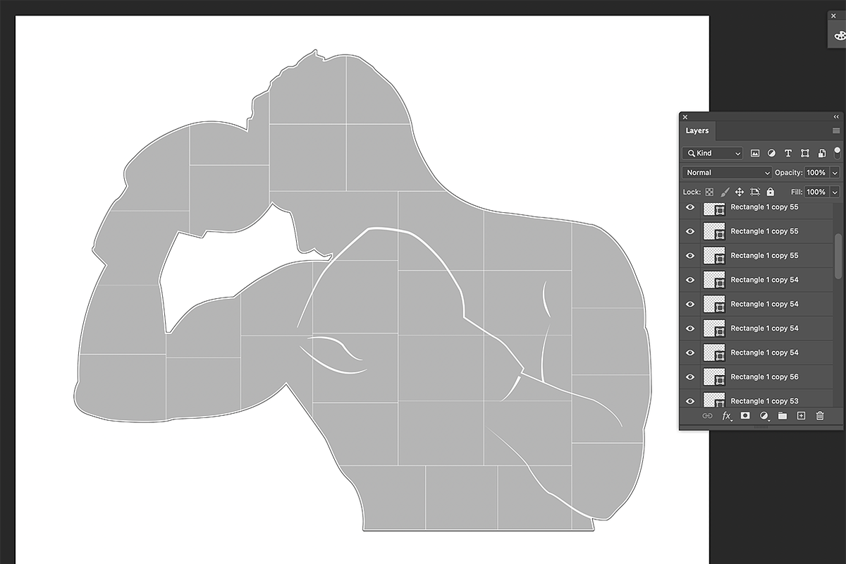 Boxing Sport Man Collage, a Card Template by AIW SOLUTIONS (Photo 7 of 7)