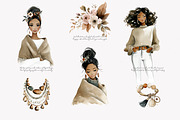 Autumn watercolor clipart set, a Decorative Illustration by Patishop Art (Thumbnail 7 of 9)
