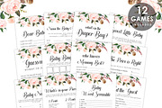 Baby Shower Games, Set Of 12, a Graphic by Wow Designs (Thumbnail 1 of 5)