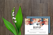 Wedding Invitation Suite Flowers, an Invitation Template by aticnomar (Thumbnail 5 of 5)