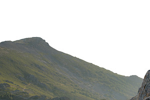 Green mountain ridges under haze, peña de francia, spain, a Nature Photo by DanFLCreativo