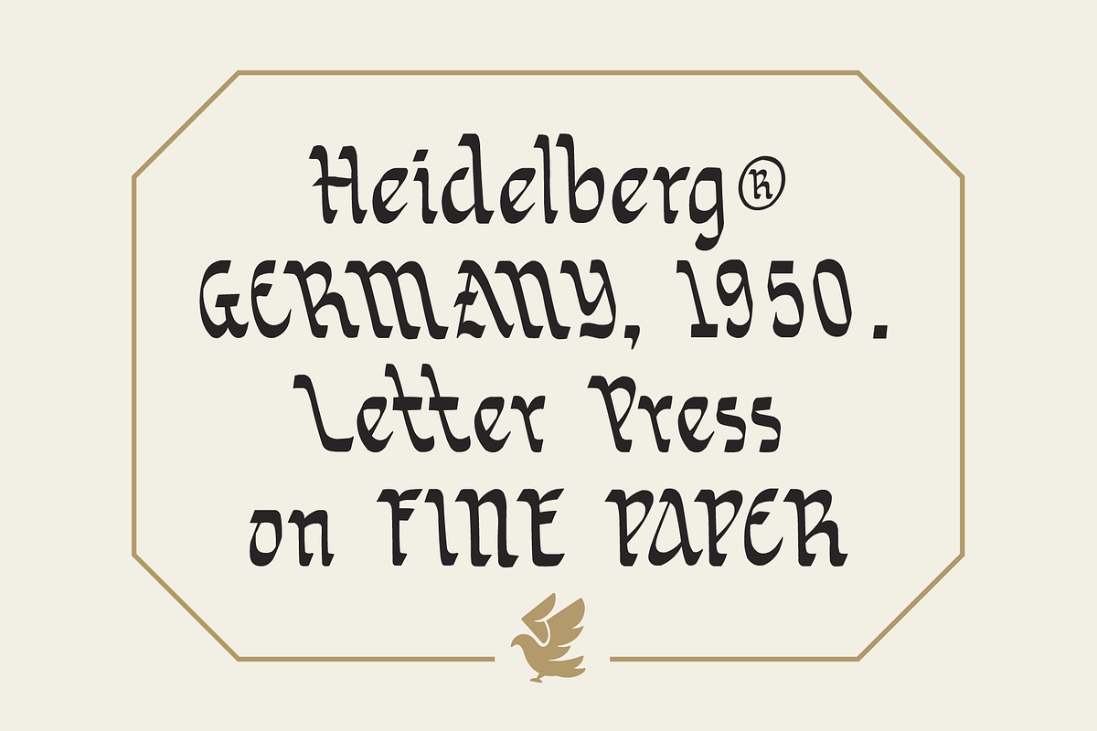 SFC SORTVANE, a Blackletter Font by Skilline Supply Co. (Photo 4 of 8)