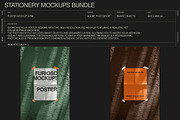Stationery Mockups Bundle 1 – 6 PSD, a Books & Magazine Mockup by FURIOSO mockups (Thumbnail 10 of 14)