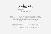 Sebaris Handwritten Font, a Sans Serif Font by byherline (Thumbnail 2 of 3)
