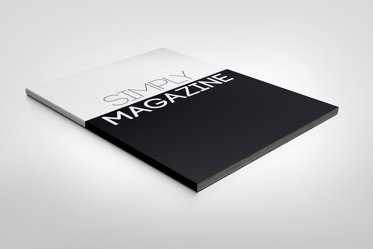 Simply Magazine Template, a Magazine Template by DesignCorner (Photo 1 of 5)