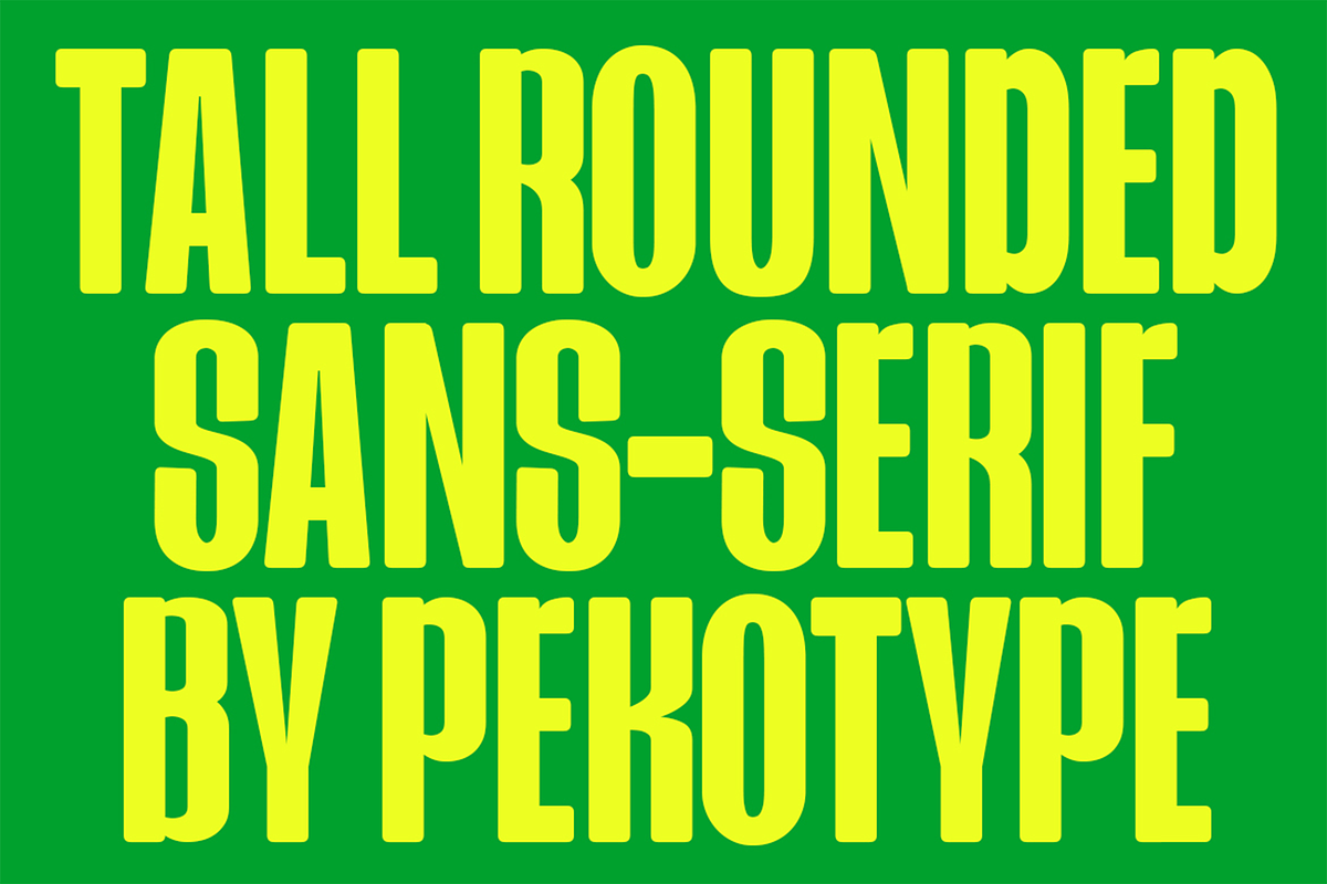 Jairo - Condensed Rounded Font, a Sans Serif Font by Pekotype (Photo 2 of 16)