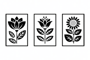 Minimal Flower Laser Cut Silhouette, an Illustration by Amazin_art (Thumbnail 7 of 11)