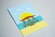 Tropical postcards, an Illustration by Hellgram (Thumbnail 4 of 5)