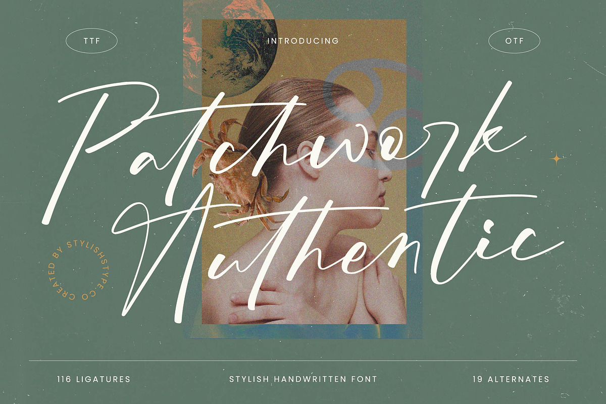 Patchwork Authentic Stylish Font, a Script Font by stylishtype.co (Photo 1 of 20)