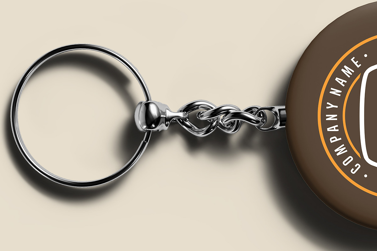 Keychain Mockup - 12 Views, a Merchandise Mockup by Illusiongraphic (Photo 20 of 26)