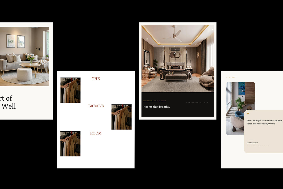Luxury Living Social Media Kit Canva, a Social Media Template by Devators (Photo 3 of 5)