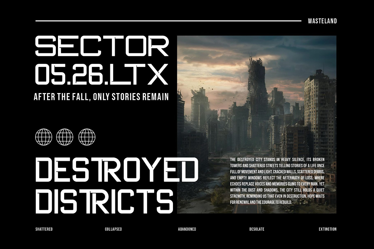 Nofraz || Futuristic Sans Serif Font, a Sans Serif Font by Ermedia Studio (Photo 10 of 10)