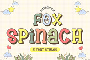 Fox Spinach 5 Font Styles, a Handwritten Font by Fox7 By Rattana (Thumbnail 1 of 13)