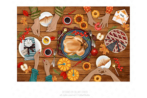 Thanksgiving Clipart, Autumn