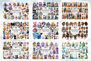 The Big Halloween Clipart PNG Bundle, a Graphic by designcity5 (Thumbnail 4 of 4)