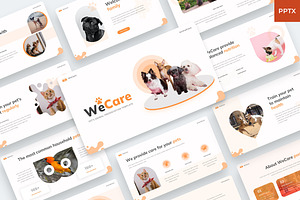 WeCare - Pet's animals PowerPoint