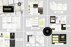 MAX Fitness Template Bundle 4-in-1