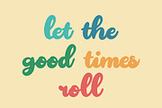 Totally Rad - Retro Font, a Sans Serif Font by The Creative Bix (Thumbnail 4 of 5)