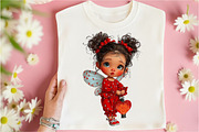 Whimsical Valentines Fairy Clipart, an Illustration by Libby Wishes (Thumbnail 3 of 8)