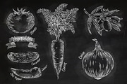 Vegetables chalk, an Illustration by Anna (Thumbnail 2 of 5)