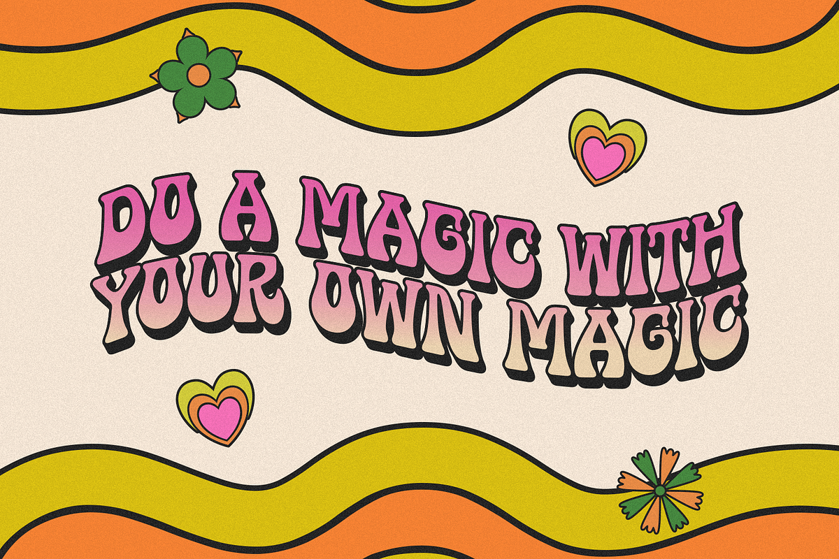 The Psychedelic Peace - Groovy Font, a Serif Font by Heinzel Std (Photo 3 of 7)