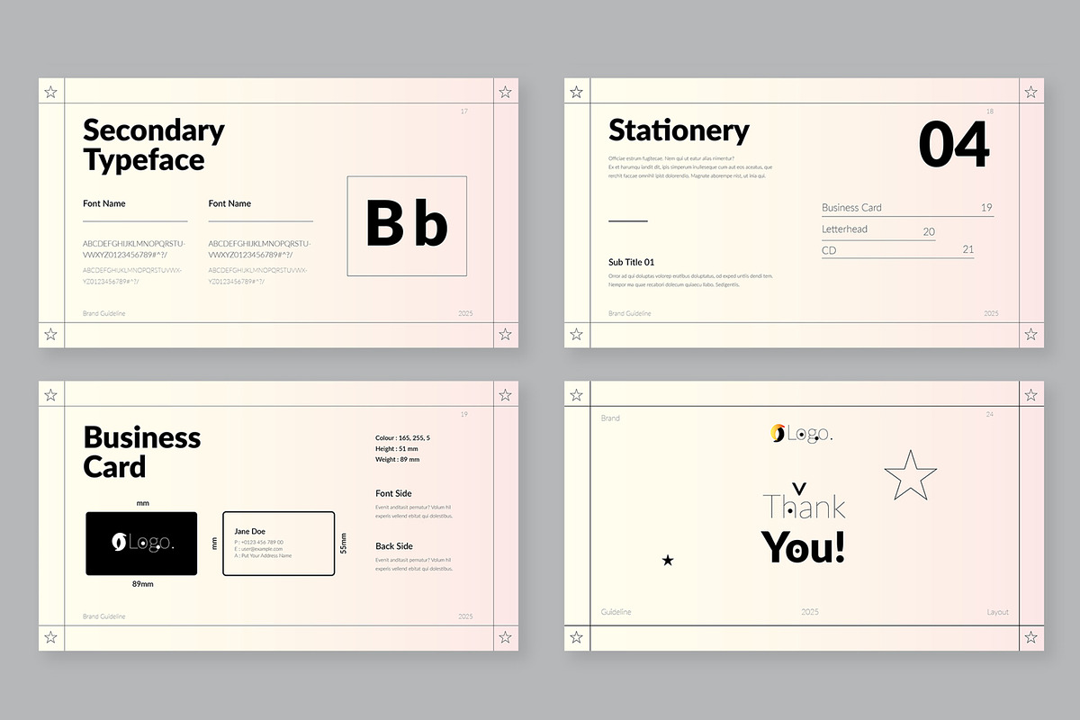 Brand Guideline Presentation Layout, a Presentation Template by ContestDesign (Photo 6 of 6)