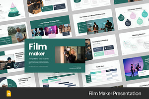 Filmmaker Production GSlides PPoint, a Presentation Template by Fit-tee