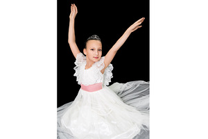 Girl ballerina in white long dress, an Arts & Entertainment Photo by Alexander-Piragis