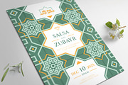 Geometric Islamic Wedding Invitation, an Invitation Template by Aarley Kaiven (Thumbnail 2 of 2)