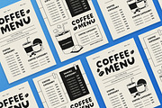 Cream Indie Coffee Cafe Menu, a Flyer Template by Aiyari Graphic (Thumbnail 2 of 3)