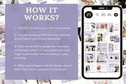 Purple Wedding/Florist Instagram, a Social Media Template by LushBury (Thumbnail 6 of 9)