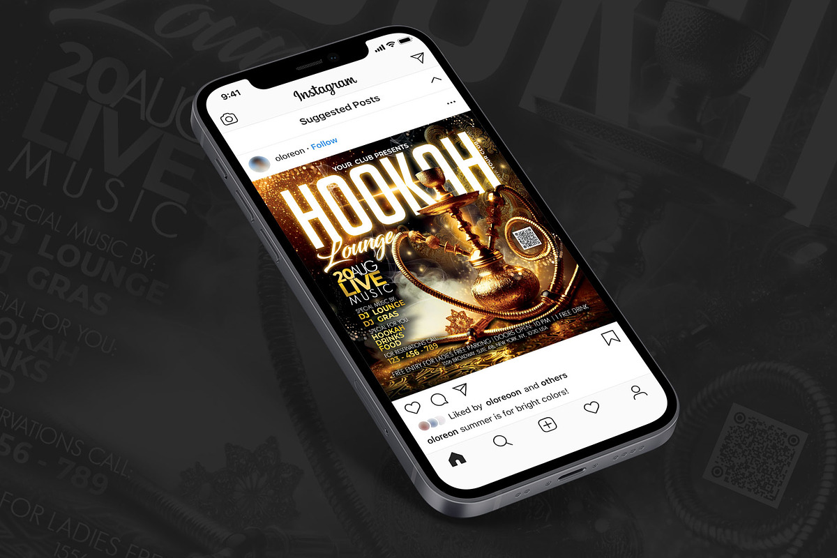 Hookah Flyer, a Flyer Template by Artolus (Photo 2 of 2)