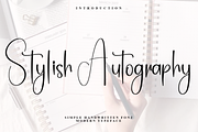 Stylish Autography, a Handwritten Font by InermediaSTUDIO (Thumbnail 1 of 8)