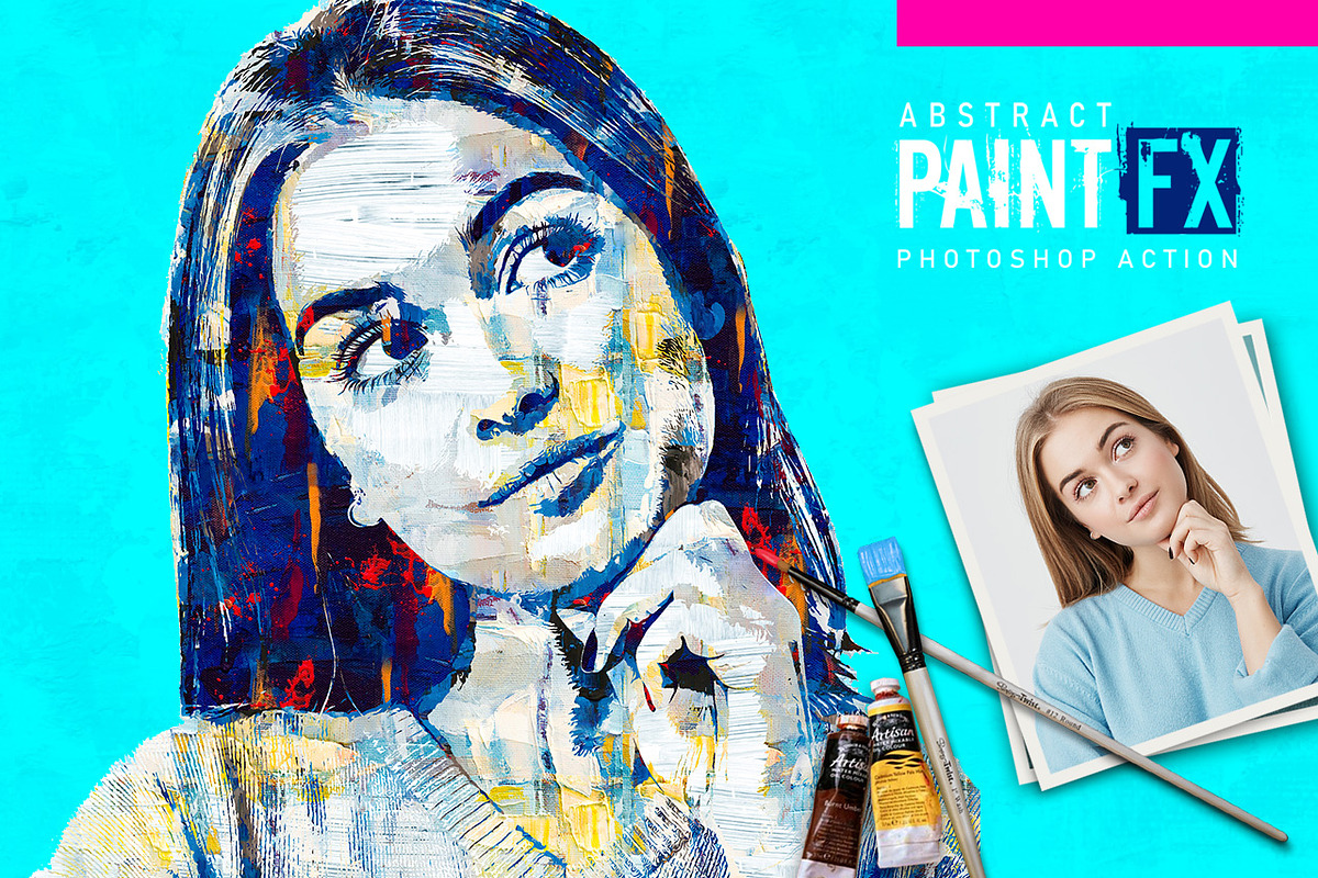 Abstract PaintFX, an Action Add-On by g design (Photo 2 of 9)