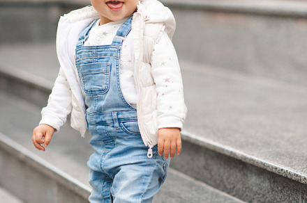 Cute baby girl wear casual cloth, a Person Photo by morrowlight