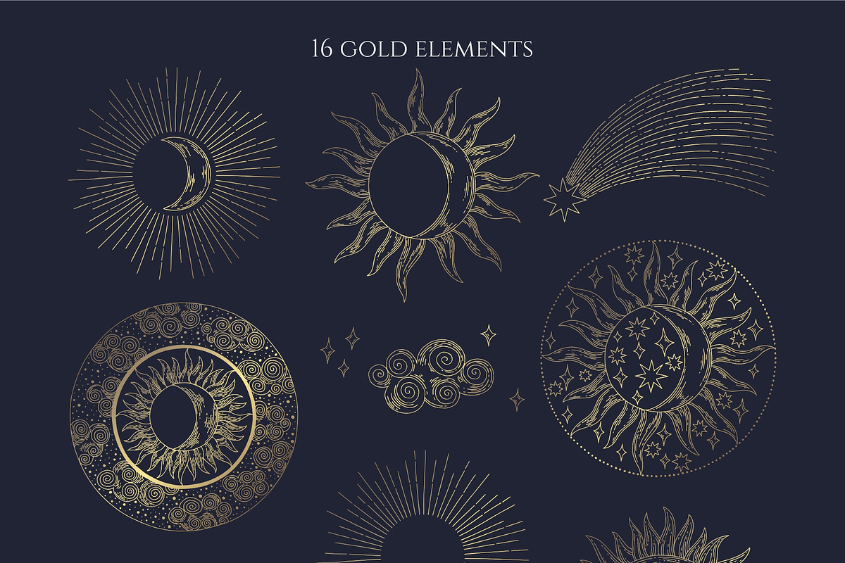 Celestial patterns, a Pattern Graphic by Elona Laff (Photo 4 of 6)