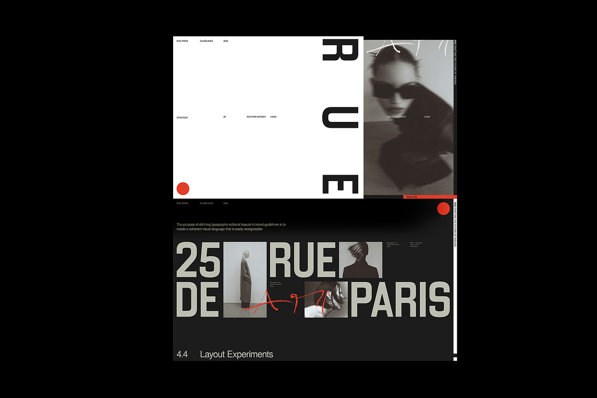 RUE | Brand Guidelines, a Presentation Template by Studio Standard (Photo 9 of 13)