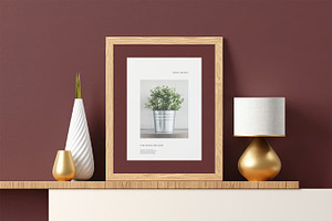 High Quality Frame Mockup, an Advertising Mockup by zpackcreative