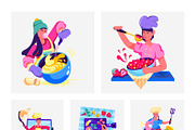 Flat Cooking Illustrations, a Food Illustration by Prosymbols (Thumbnail 6 of 8)
