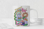 Fast Food Doodles. Vector and raster, a Food Illustration by Oliana Moroz (Thumbnail 19 of 25)