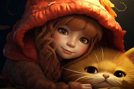girl with a cat, a Photo by Pictures for you!!!!!!!!!