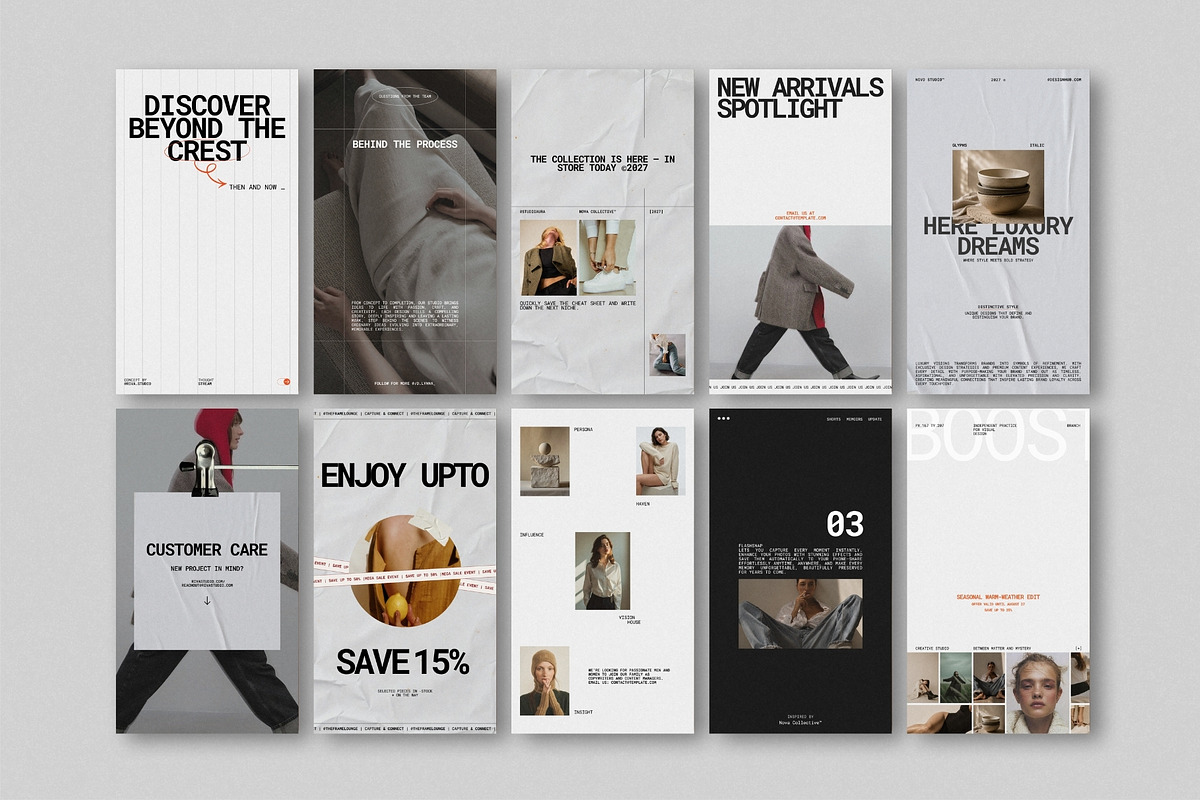 ZENO | Instagram Template (III), a Social Media Template by The Aesthetic Studio (Photo 3 of 10)
