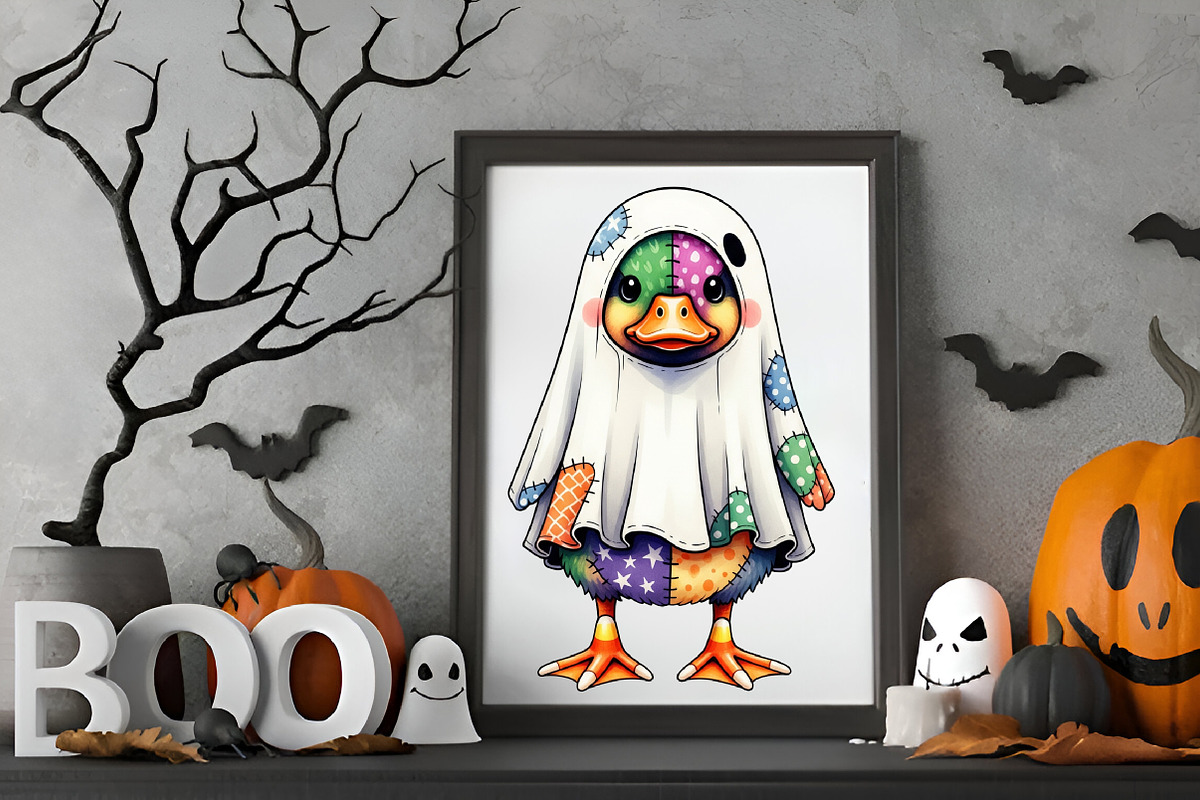 Patchwork Halloween Cute Animals PNG, an Animal Illustration by RobertsArt (Photo 4 of 7)