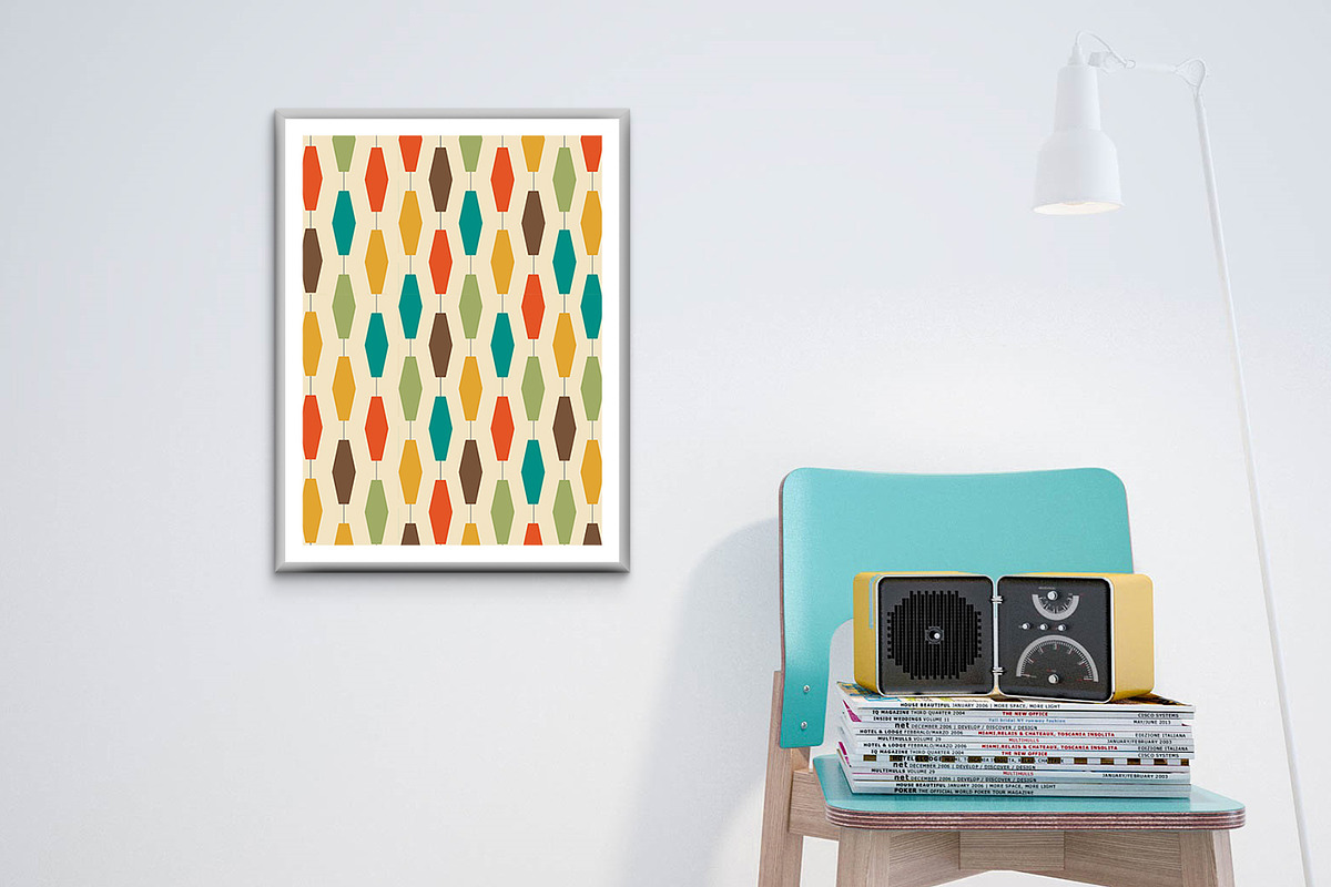 Midcentury Modern Retro Design Kit, a Pattern Graphic by Pacific Modern Art (Photo 25 of 89)