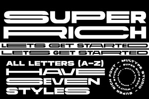 Super Rich Expanded - Stretch Font