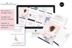 Canva Course Bundle 70 Lady Coach